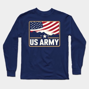 Show Your Patriotism with our US Army Long Sleeve T-Shirt